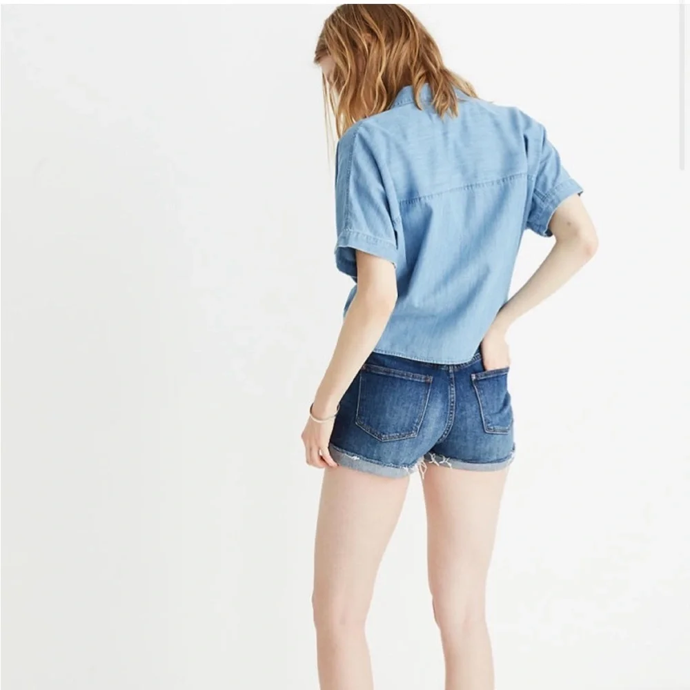 Madewell high rise denim shorts - Picture 7 of 8